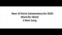UPS 10 Point Commentary (New version 2020 to 2022)
