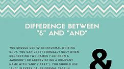 When Should I Use “&” vs. “And”? Easy Ampersand Guide