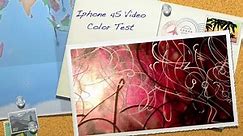 Iphone 4S video stabilization test and color sample