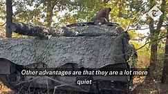 Ukraine use 'silent' new German Leopard tank on frontline