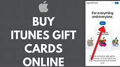 How to Buy iTunes Gift Cards Online (2021) | iTunes Gift Cards