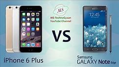 iPhone 6 plus vs Samsung Galaxy Note Edge