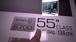 Samsung 55" Class Curved 4K UHD LED Smart HDTV 2015 Model- UN55JU6700
