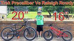 Trek 20” Precaliber vs Raleigh Rowdy 16” Bike Review. Why we upgraded to a Trek 2020