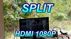 How to Split HDMI to 2 TVs 1080p