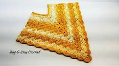 Crochet Toddler Poncho | Lil Golden Girl | Bag o day Crochet Tutorial #416