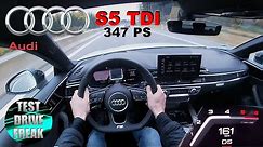 2020 Audi S5 TDI Sportback Quattro 347 PS TOP SPEED AUTOBAHN DRIVE POV