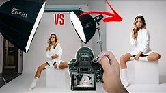 Does size REALLY matter? 59inch vs 36inch Softbox Comparison