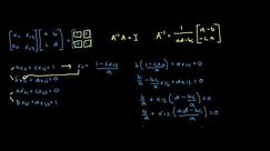 Proof of 2x2 Matrix Inverse Formula
