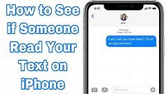 How to See if Someone Read Your Text on iPhone - how can check someone read your text in iphone