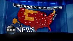 CDC reports that the flu epidemic is the worst in nearly a decade