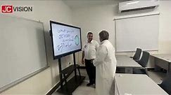 JCVision Interactive Smart Board Interactive Flat Panel Display used in the Jeddah schools of Saudi
