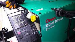 Motorhome RV Generator Doesn't Start A Very Quiet Onan