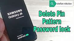 How to Hard Reset Samsung J6 SM-J600F, Delete Pin, Pattern, Password lock.