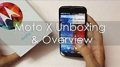 Motorola Moto X Indian Unit Unboxing / First Boot Hands on Overview
