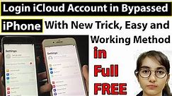How to Log in iCloud Account in Bypassed iPhone with new Trick in Full Free Easy and 100% Working