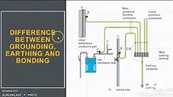Difference between Grounding, Earthing and Bonding. || Different type of Earth Conductors.
