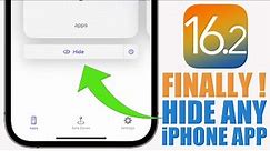 How To HIDE Apps on iPhone from Home Screen & App Library !