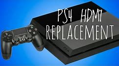 How to replace the HDMI port on a PS4