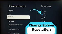 Haier Google TV : How to Change Screen Resolution HD, FULL HD, 4K, 8K on Haier Google Android TV