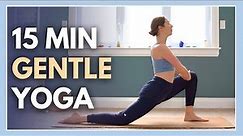 15 min Gentle Yoga for Flexibility & Stress Reduction