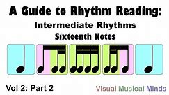 A Guide to Rhythm Reading: Intermediate Rhythms Part 2: Sixteenth Notes