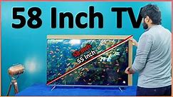 Hisense new 58 inch 4K TV with Dolby Vision || 58 Inch size is Normal or not? 🤔 Price-₹42,990