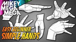 HOW TO DRAW HANDS - EASY ANIME STEP BY STEP