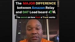 The major difference between Amazon Relay and DAT load board. #amazonrelay #logistics