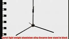 New Cartel Archery MIdas NX Recurve Bow Stand Black Quick Assembly With Ground Spike