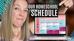 Homeschool Weekly Planning // OUR HOMESCHOOL SCHEDULE 2023