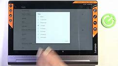 How to Set Screen Timeout on LENOVO YOGA Tab 3 Pro 10 - Customize Display Settings