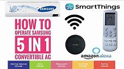 Samsung 5-in-1 Convertible AR18AY5YATZ Inverter 1.5 Ton AC | Wifi Connection | Remote Demo (PART2)