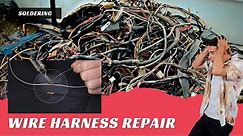 How to Repair an Automotive Wiring Harness, Solder, and Shrink-Wrap Method