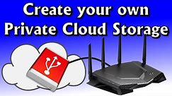 I created my own Private Cloud Storage for free with Asus router AiCloud