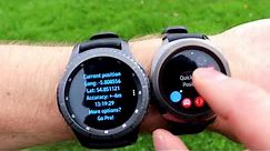 Samsung Gear Sport & Gear S3 GPS comparison Part 1 Revised - Speedometer and Quick GPS standalone
