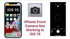 How to Fix Front Camera Not Working on iPhone & iPad.