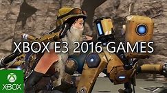 Xbox One - E3 2016 Games Montage