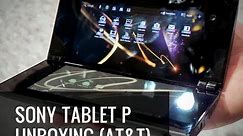 Sony Tablet P Unboxing - The Dual Screen Tablet
