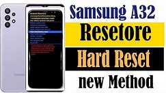 How To reset Samsung A32 Mobile||Samsung A32 Hard Reset