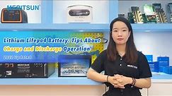 Lithium Lifepo4 battery: Tips about charge and discharge operation | 2022 Updated