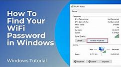 How to Find Your WiFi Password Windows 10 | Free and Easy (Tutorial)
