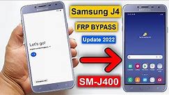 Samsung J4 FRP Bypass | Samsung J4-J400 Google Lock Bypass | Samsung J4 FRP Reset (New Method 2022)