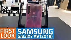 Samsung Galaxy A9 (2018) With Quad Rear Cameras First Look