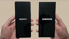 Sony Xperia 1 V vs Galaxy S23 Ultra Speed Test, Speakers, Battery & Camera Test!