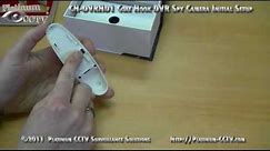 CH-DVRHD1 - Initial Setup - Coat Hook Spy Camera