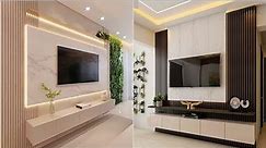 Modern Living Room TV Cabinet Design Ideas 2023 Home Interior Wall Decorating Ideas | TV Wall Units