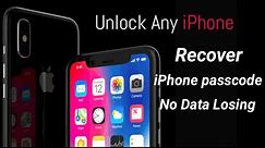 How to any iPhone Recover iphone passcode||No Data Losing/iphone unlock New Mettod (2023)