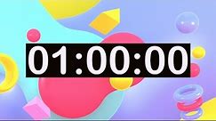 Timer for Kids! 1 Hour Countdown Timer with Music for Classroom, Dance, Learn, Study, Play, Work To!