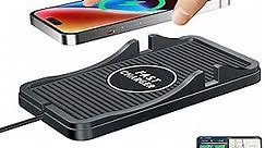 Wireless Car Charger Pad Qi Charging Mat Fast 15W 10W 7.5W Quick Charge Adapter Phone Stand Holder for iPhone 14 13 12 Pro Max 11 8 Plus X XR Xs LG Samsung Note 9 20 Galaxy S10 S20 S21 S22 S23 Android